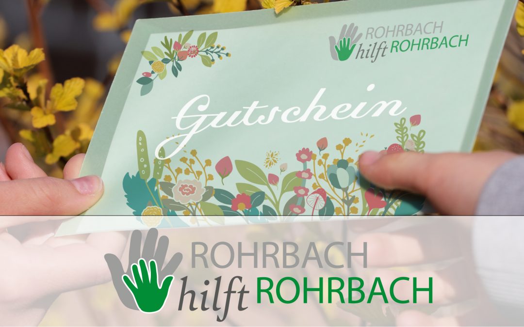 Jetzt Gutschein kaufen und Rohrbachs Handelsvielfalt erhalten!