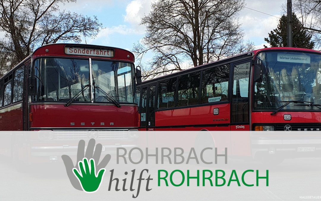 Historische Busse des Hallertauer Lokalbahnvereins