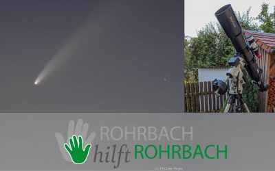 Philipp Hayer fotografiert ferne Welten – Komet NEOWISE über Rohrbach