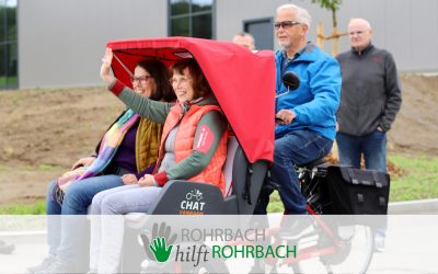 Startschuss für die erste Rohrbacher Rikscha